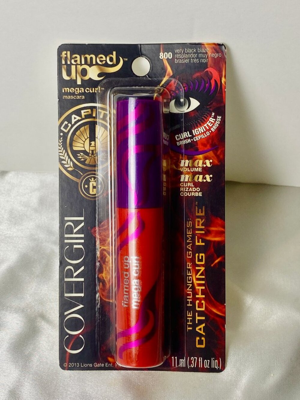 Brand New Cover Girl Hunger Games Catching Fire Mascara Flamed Up Mega Curl